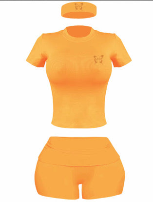 Butta Soft Lounge Set - Orange B
