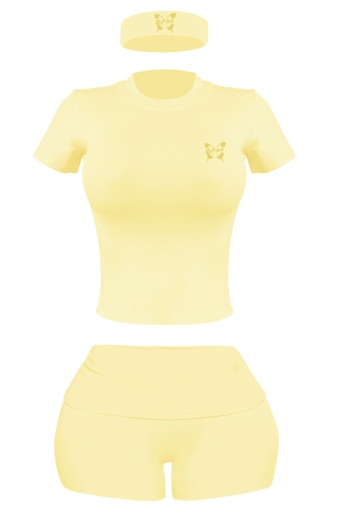 Butta Soft Lounge Set - Soft Yellow