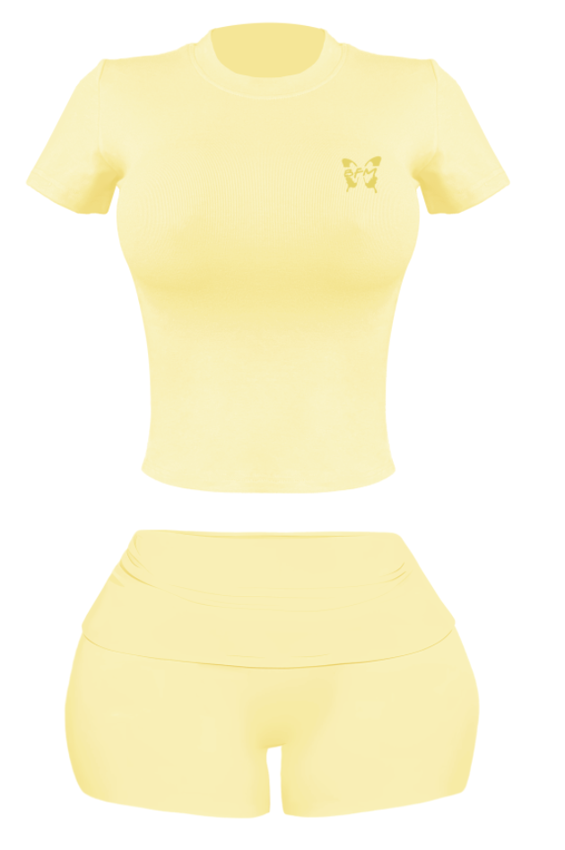 Butta Soft Lounge Set - Soft Yellow