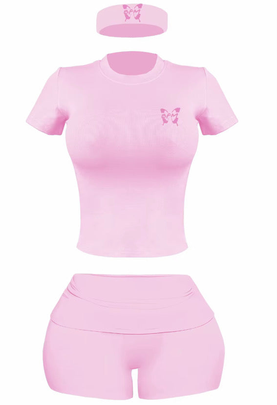 Butta Soft Lounge Set - Pink